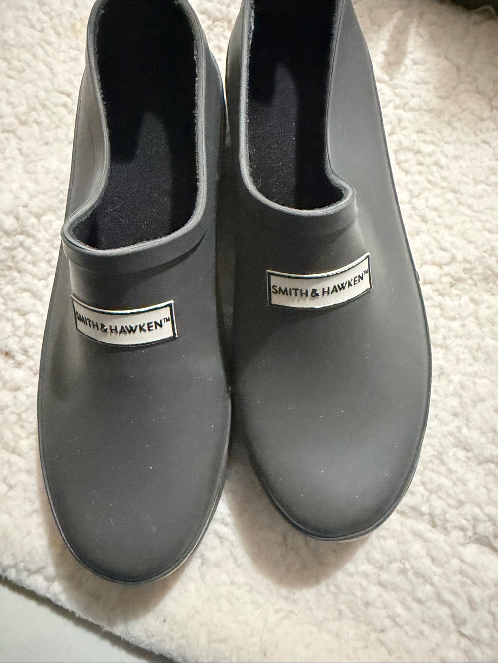 Smith & Hawken Black Slip-On Clogs